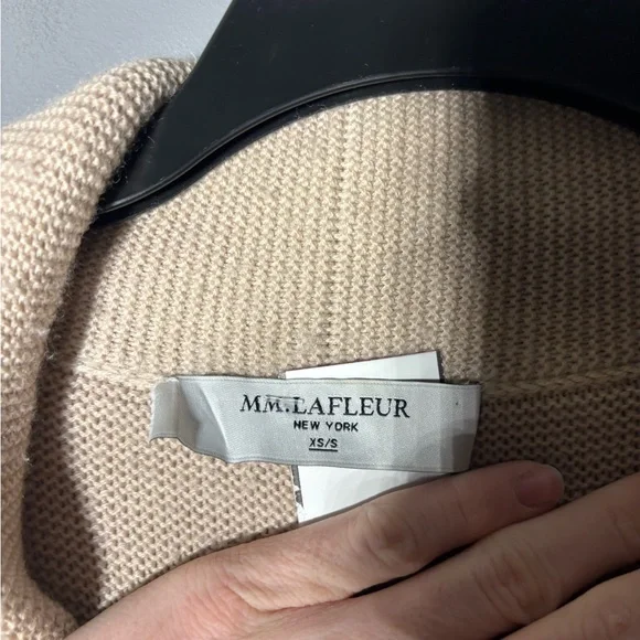 M.M.Lafleur The Morandi Belted Merino Wool Sweater Size XS/S - Picture 6 of 6